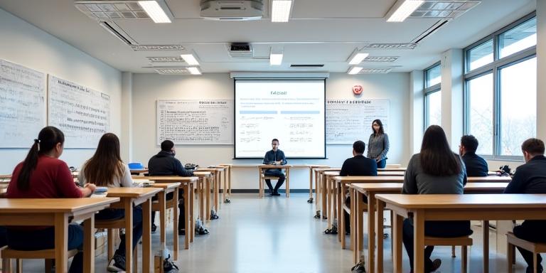 Salle de classe théorie musicale